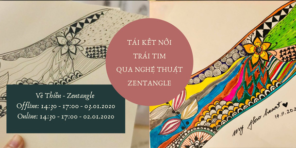 Workshop: Tái kết nối với trái tim qua vẽ Zen