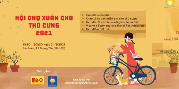 Hội chợ xuân cho thú cưng 2021