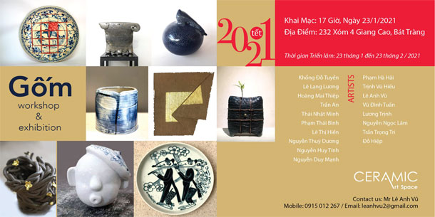 Triển lãm Gốm Tết 2021