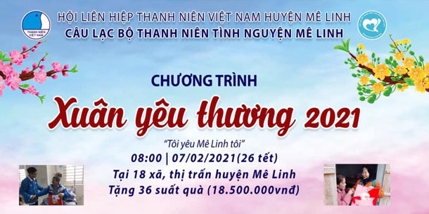 Chương trình XUÂN YÊU THƯƠNG 2021