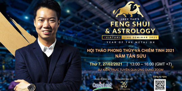 Đăng ký miễn phí Hội Thảo Phong Thủy Trực Tuyến Lớn Nhất Việt Nam: Phong Thủy Và Chiêm Tinh Năm 2021