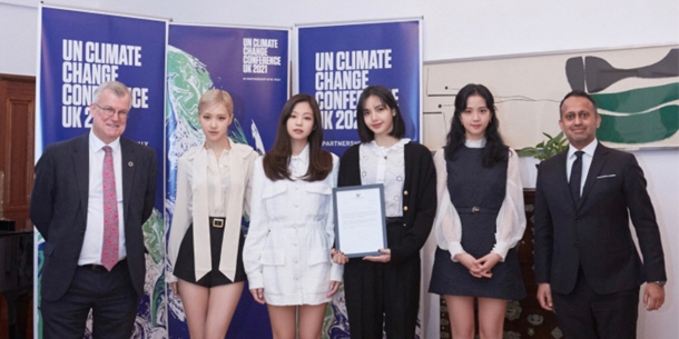 BLACKPINK trở thành Đại sứ quan hệ công chúng tại "Hội nghị Liên hợp quốc về biến đổi khí hậu"