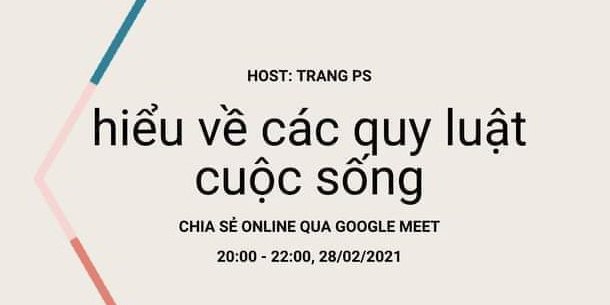 Trò chuyện - Hiểu về các quy luật cuộc sống