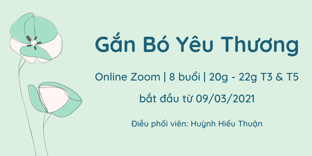 Khóa tâm lý học online - Gắn Bó Yêu Thương