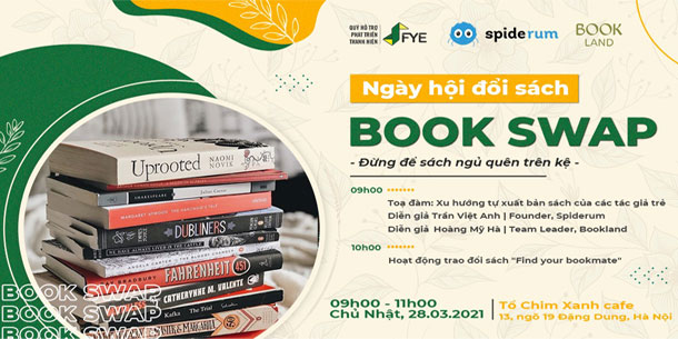 NGÀY HỘI ĐỔI SÁCH - Đừng để sách ngủ quên trên kệ