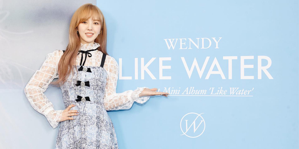 Thành tích ngày đầu debut solo của Wendy - Red Velvet với "Like Water"