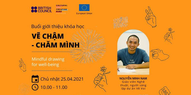 Thảo luận trực tuyến giới thiệu khóa học Vẽ chậm - Chăm mình