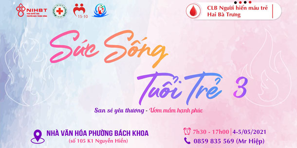 Chương trình hiến máu Sức Sống Tuổi Trẻ III