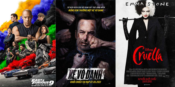 Phim chiếu rạp tháng 5/2021: Nhiều bộ phim HOT lỡ hẹn chính thức ra rạp