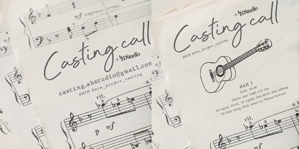 Casting dự phim boylove Việt Nam: MIM - AB Studio - Cơ hội cho các diễn viên trẻ chưa có kinh nghiệm