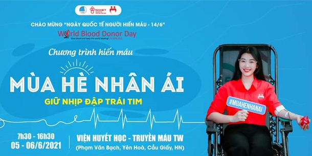 Chương trình hiến máu - Mùa Hè Nhân Ái 2021 - Giữ nhịp đập trái tim