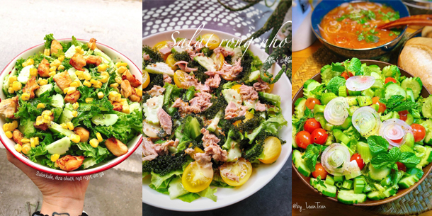 Hướng dẫn cách làm 10 món salad vừa ngon mà lại giảm cân và thanh lọc cơ thể