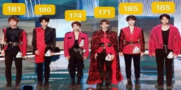 So sánh chiều cao của các Idol group đình đám Cbiz: TFBoys, Nine Percent, INTO1, TNT, R1SE nhóm nào sở hữu chiều cao đồng đều nhất.