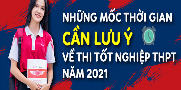 Các mốc thời gian quan trọng của kỳ thi tốt nghiệp THPT 2021, thí sinh cần lưu ý