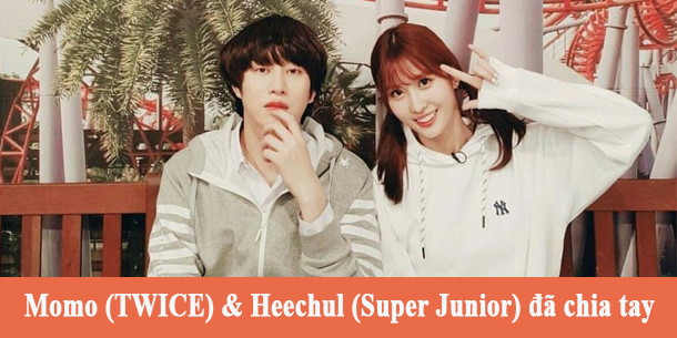 Cặp đôi idol Kpop - Momo TWICE và Heechul Super Junior chia tay sau nhiều năm hẹn hò