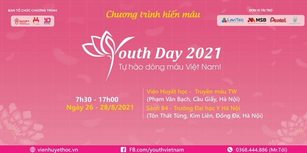 Chương trình hiến máu Youth Day 2021