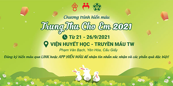 Chương trình hiến máu trung thu cho em 2021
