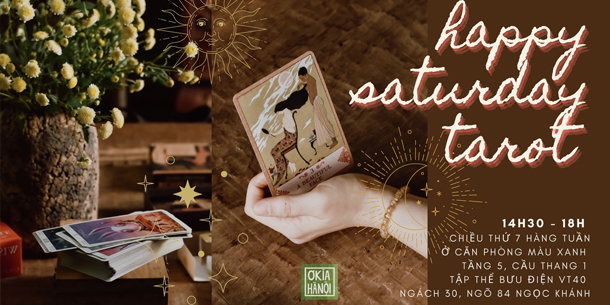 Xem Tarot tại Ơ Kìa Hà Nội - Happy Saturday Tarot