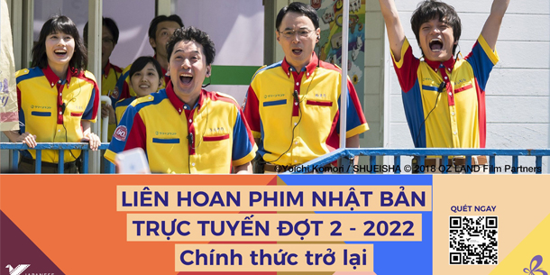 Đợt 2 của Liên hoan phim Nhật Bản trực tuyến 2022 (JFF +) sẽ quay trở lại với những bộ phim cực kỳ chất lượng