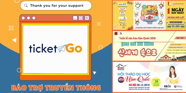 Ticketgo hỗ trợ truyền thông sự kiện cho các CLB và Trường Đại học trên toàn quốc