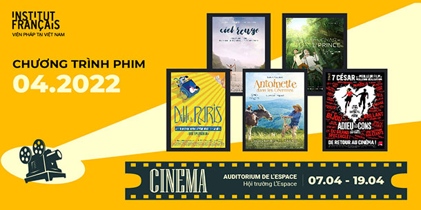 Chương trình phim Pháp tháng 4/2022