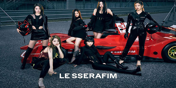 Girlgroup em gái BTS -  LE SSERAFIM vượt mốc  270,000 bản PRE-ORDER cho mini album đầu tay FEARLESS sau 7 ngày mở bán.