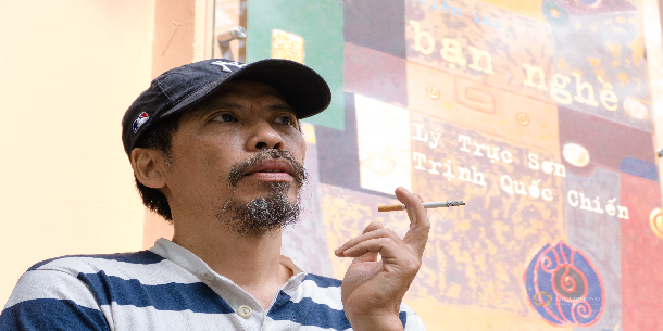 Họa sĩ Trịnh Quốc Chiến  và hành trình đi tìm triết lý đạo Phật trong tranh