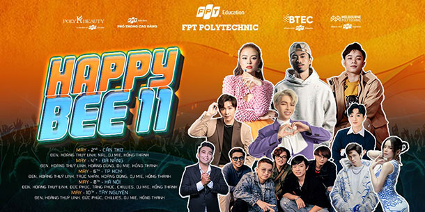 Nhạc Hội Happy Bee  Miễn Phí Tham Dự