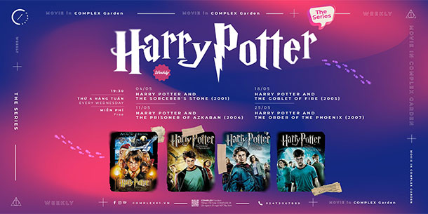 Sự  kiện MOVIE in COMPLEX Garden | THE SERIES: HARRY POTTER