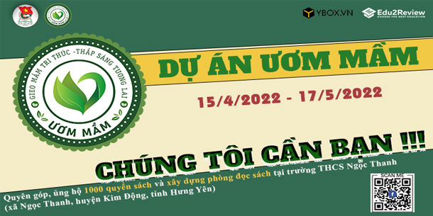 Phát Động Quyên Góp Sách Cho Dự Án Cộng Đồng Ươm Mầm 2022