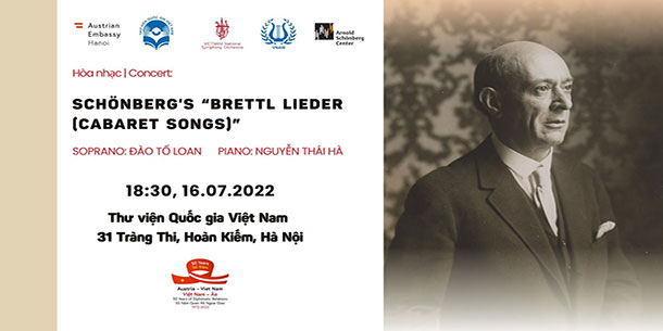 Chương trình hòa nhạc SCHÖNBERG'S “BRETTL LIEDER (CABARET SONGS)”