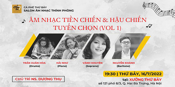 Salon Âm nhạc thính phòng : ÂM NHẠC TIỀN CHIẾN & HẬU CHIẾN TUYỂN CHỌN VOL 1