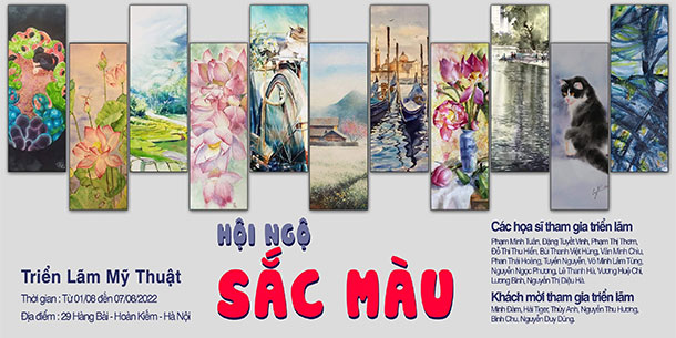 Triển lãm "Hội ngộ sắc màu"