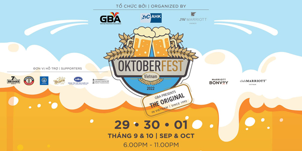 Cơ hội tận hưởng không khí lễ hội sôi động cùng các món ăn đậm đà hương vị Đức tại Oktoberfest 2022