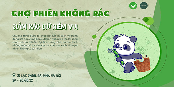 Rộn ràng chợ phiên không giác - giảm rác giữ niềm vui