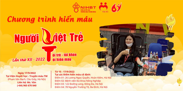  Sự Kiện Hiến Máu "Người Việt Trẻ" 2022