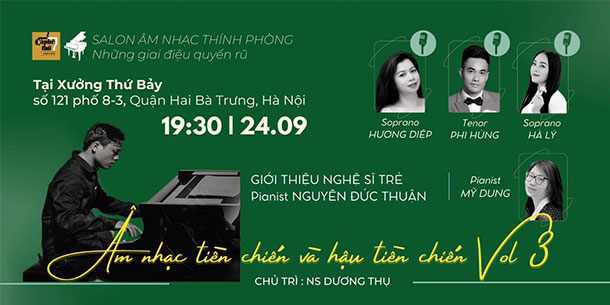 CP Music-Salon Âm nhạc thính phòng : NHẠC TIỀN CHIẾN-HẬU TIỀN CHIẾN Vol3