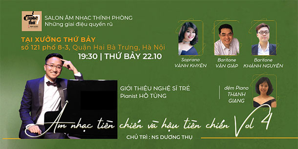 Salon Âm nhạc thính phòng: ÂM NHẠC TIỀN CHIẾN & HẬU CHIẾN TUYỂN CHỌN VOL 4