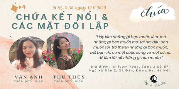 Cơ hội đăng ký tham gia Workshop - Chứa kết nối và Mặt đối lập