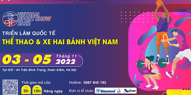 Triển lãm Thể thao & Xe hai bánh (3-5/11) tại Hà Nội