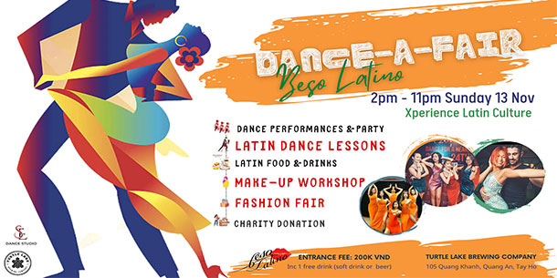 Trải nghiệm văn hóa Latin ngay giữa lòng Hà Nội: Dance-A-Fair by Beso Latino