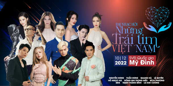 Hướng dẫn mua vé Đại nhạc hội - Những Trái Tim Việt Nam