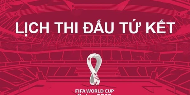 Lịch thi đấu và trực tiếp các trận tứ kết FIFA World Cup 2022 trên VTV