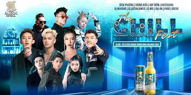 Sự kiện âm nhạc chào đón giáng sinh: THE CHILL FEST - RUNWAY TO NEW YEAR 