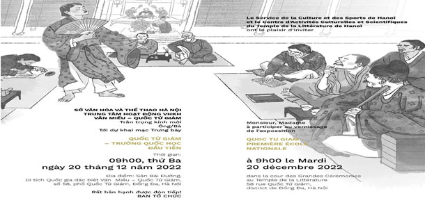 Trưng bày “Quốc Tử Giám – Trường Quốc học đầu tiên”