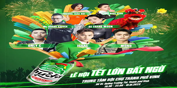 Lễ Hội chào đón năm mới 2023 HUDA CARNIVAL - Nghệ An