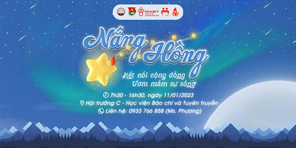 Chương trình hiến máu - Nắng Hồng 2023