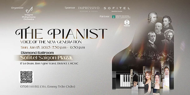 Hòa nhạc đầu năm THE PIANIST: VOICE OF THE NEW GENERATION