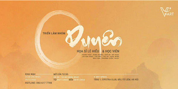 Triển lãm Duyên - Hoạ sĩ Lê Hiếu cùng học viên