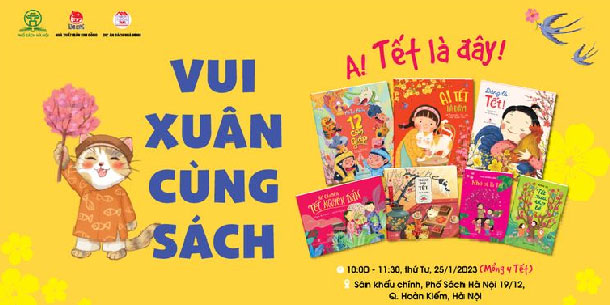 Giao lưu VUI XUÂN CÙNG SÁCH - A! TẾT LÀ ĐÂY!